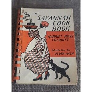 Vintage 1967 The Savannah Cook Book Harriet Ross Colquitt 6th Ed Spiral Bound